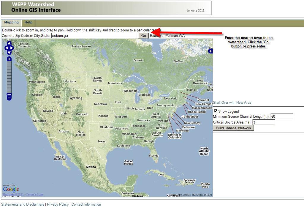 WEPP Online GIS OpenLayers/Google Maps Interface February 15,2011 Website: http://milford.nserl.purdue.edu/ol/wepp/ The WEPP online GIS interface uses the OpenLayers (http://openlayers.
