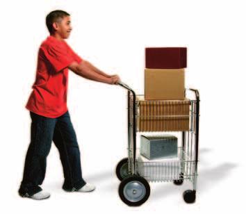 Figure 5 The acceleration of a loaded cart will increase when a larger force is exerted on it.