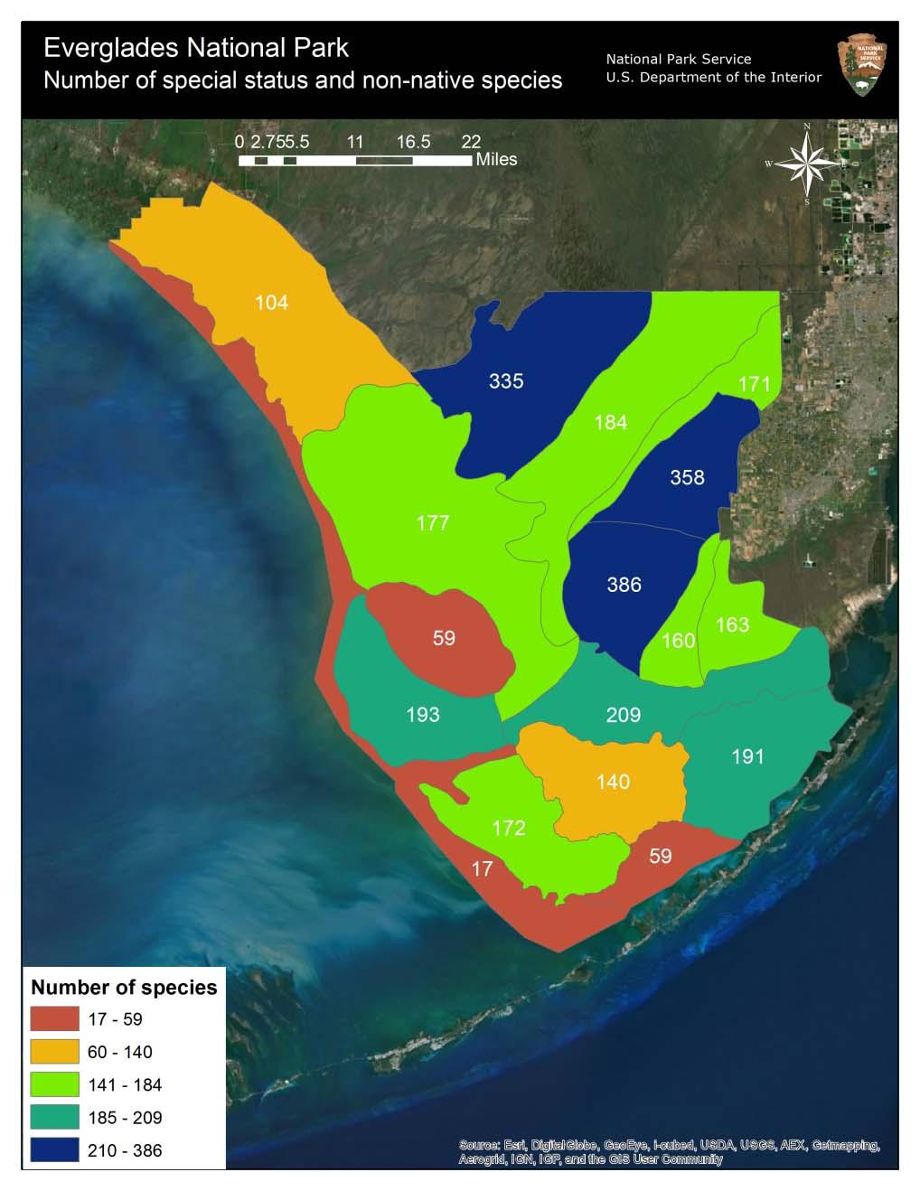 First time assessments Spatial patterns of Biodiversity concerns