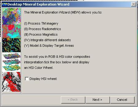 Image Balancing Image Compression ER Mapper Professional has dedicated wizards based for Geophysicist toolbars like Minerals, Geophysics and Oil and Gas.