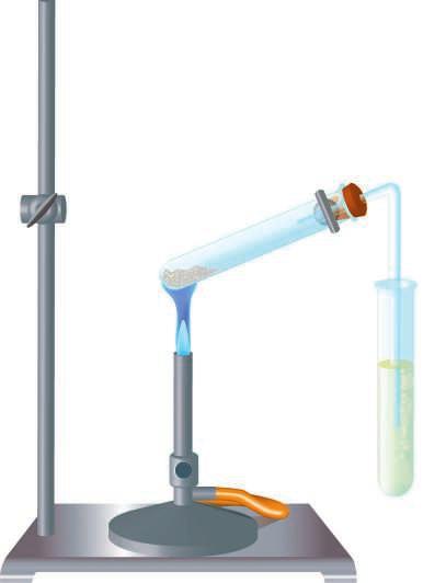 PRACTICAL ACTIVITIES Magnesium carbonate powder Retort stand Bunsen burner limewater and place it in a test-tube rack.