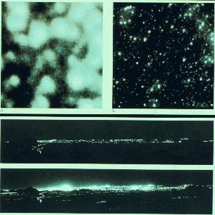 Ground-based vs Hubble Light Pollution Tucson 1959 vs 1980