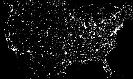 APOD USA at Night from Space Intro