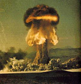World s nuclear weapons: 3 x 10 4 megatons Sun = 4 million times this every second How to Test?