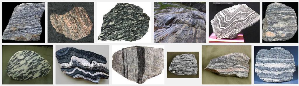 Laboratory 5. Table 4, High-grade Metamorphic Rocks j.