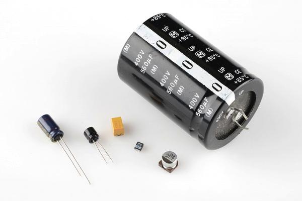 Aluminum Electrolytic Capacitors Have a LOT of capacitance in a relatively small volume. Common for ranges between 1µF and 1mF.