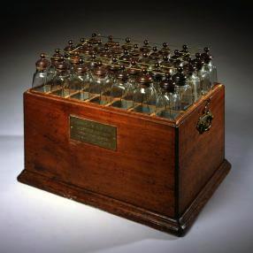 Benjamin Franklin Used Leyden jars to create a battery Used in the