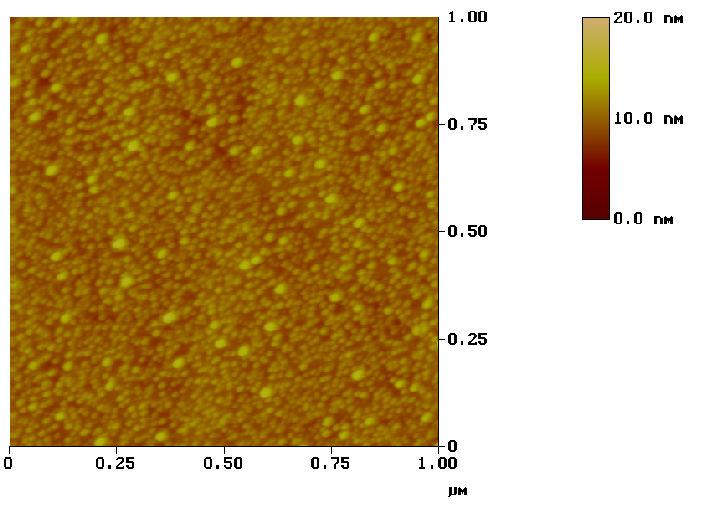 At subsequent stages of the annealing, the optical absorption spectra as well as the cluster growth kinetics at the surface of the samples were measured (by AFM).