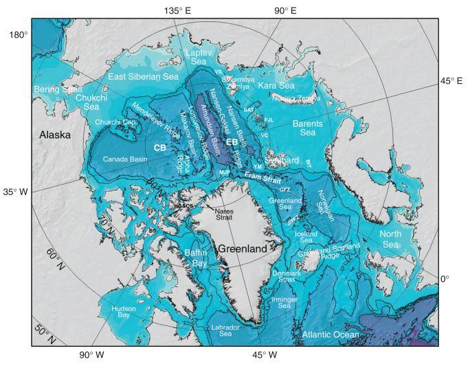 Arctic and Nordic overflows Dense shelf water generated in coastal polynyas overflows as transient cascades to fill