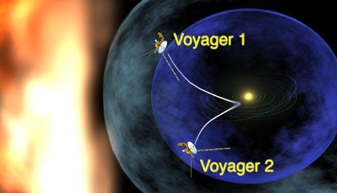 Voyager 1 in the Northern Hemisphere;