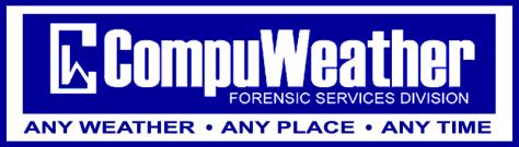 ABOUT COMPUWEATHER CompuWeather is the largest worldwide provider of forensic weather data and a member of the FleetWeather Group of Companies.