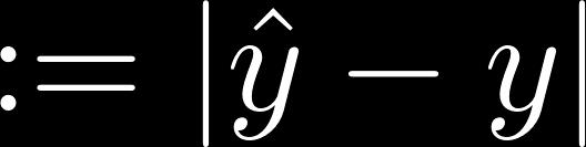 an estimate ŷ of y, which