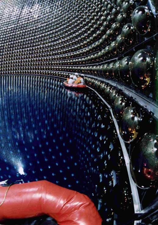 Neutrino experiments Solar Neutrino Problem Super K K to K Gran Sasso Minos and NUMI Super Beams Neutrino Factories Muon Colliders Kamiokande This very large underground detector,