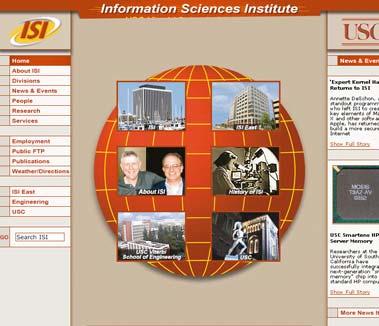 Application Examples Internet Website Graphics Below are examples of the USC