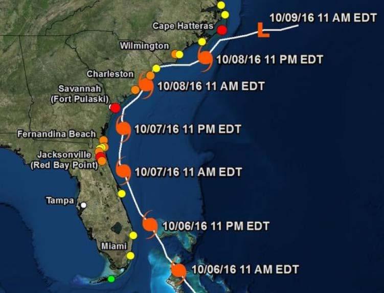 USGS Response to Hurricane Matthew