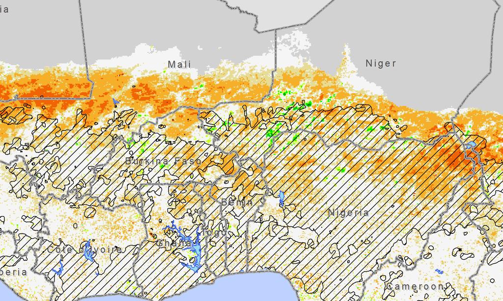 HIGHLIGHTS SAHEL The pronounced dryness that dominated the earlier stages of the season until July was alleviated by good August rainfall.