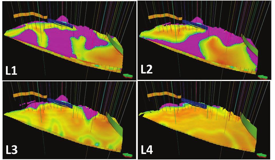 Juraj Francu et al. / Energy Procedia 114 ( 2017 ) 2772 2780 2777 5. Litho-facial analysis and seismic attributes Application of seismic attribute analysis (Fig.