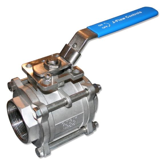 M0 Series iece all Valve TURS & NITS * or food and general chemical service application * Comes standard in stainless steel and carbon steel * Investment cast body and end caps * Self adjusting stem