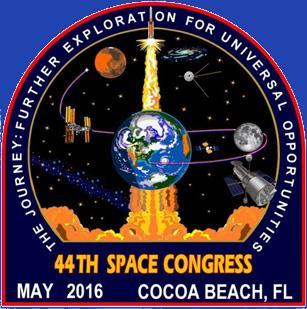 Space Congress 2016 The Journey: Further Exploration for Universal Opportunities.