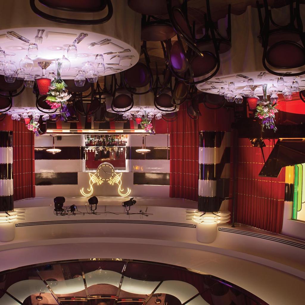 With its outstanding 1930s Art Deco interior by Oliver Percy Bernard, The Crazy Coqs has been