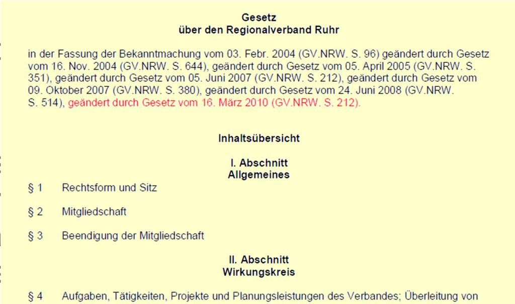 Ruhr Regional Association (RVR) Self-governed municipal special purpose association