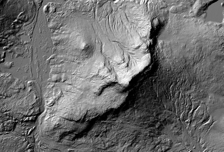 High Resolution Data (LiDAR) is Essential Hillshade from USGS 10m DEM With the implementation of GIS, spatial analysis techniques became more sophisticated.