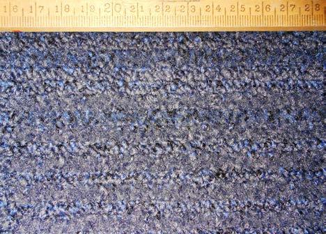 3. SAMPLE FOR TESTING As provided by Client: Interface PET CushionbacRE 780 g/m 2 500mm x 500mm Carpet Tiles: Product Name: Construction Carpet: Primary Backing: Carpet Backing: Measured Nominal