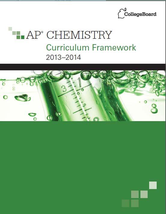 Detailed curriculum framework New inquiry-based lab manual