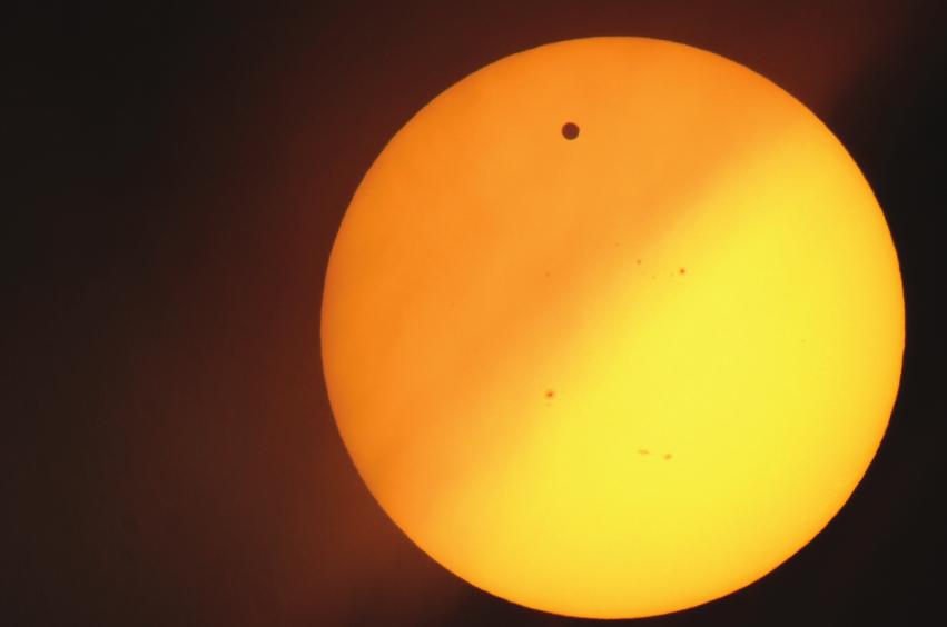 The Transits of Venus and Mercury There are only two planets that are closer to the Sun than Earth: Mercury and Venus. These are the planets that we can see in transit across the sun.