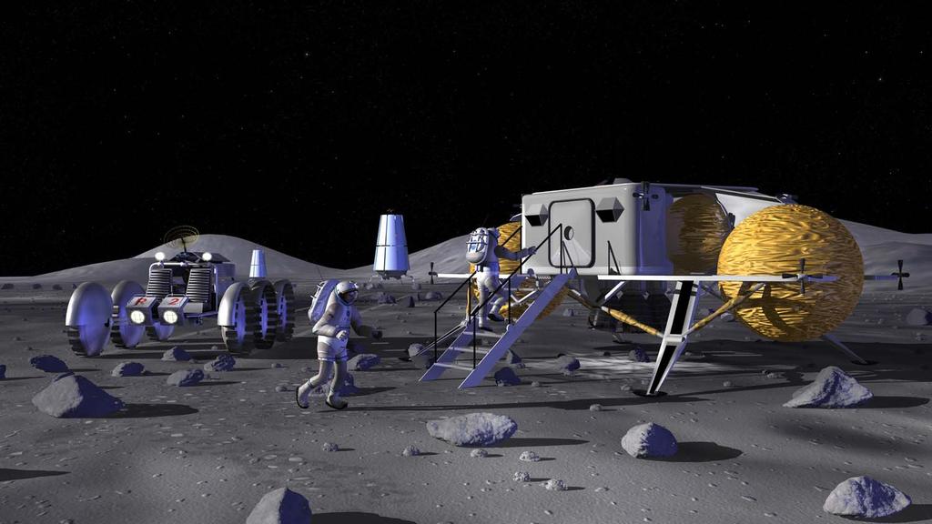 Considerations Objective: Establishment of outpost site for long-term occupation. sustained human presence on the Moon Environmental considerations (lighting, thermal) may be paramount.