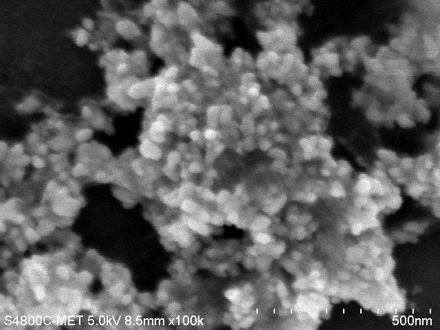 Scanning electron microscopy (Fig. 4) contributed more information on the morphology and size of the synthesized nanoparticles.