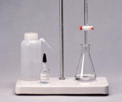 43 Titrations In a titration a solution of accurately known concentration is added gradually added to another solution of unknown