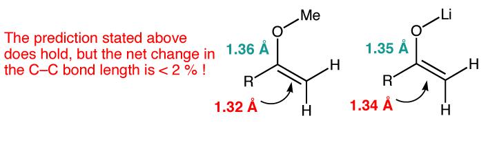 Dramatic difference in kinetic and thermodynamic selectivity. Enolate Structure For alkali metal enolates (M = Li, Na, K etc.) the O-metal tautomer is strongly favored.
