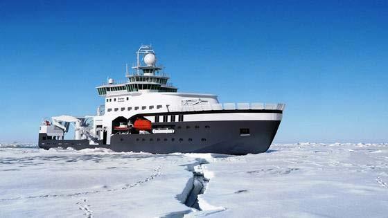 New ice-going vessel Kronprins Haakon http://www.imr.
