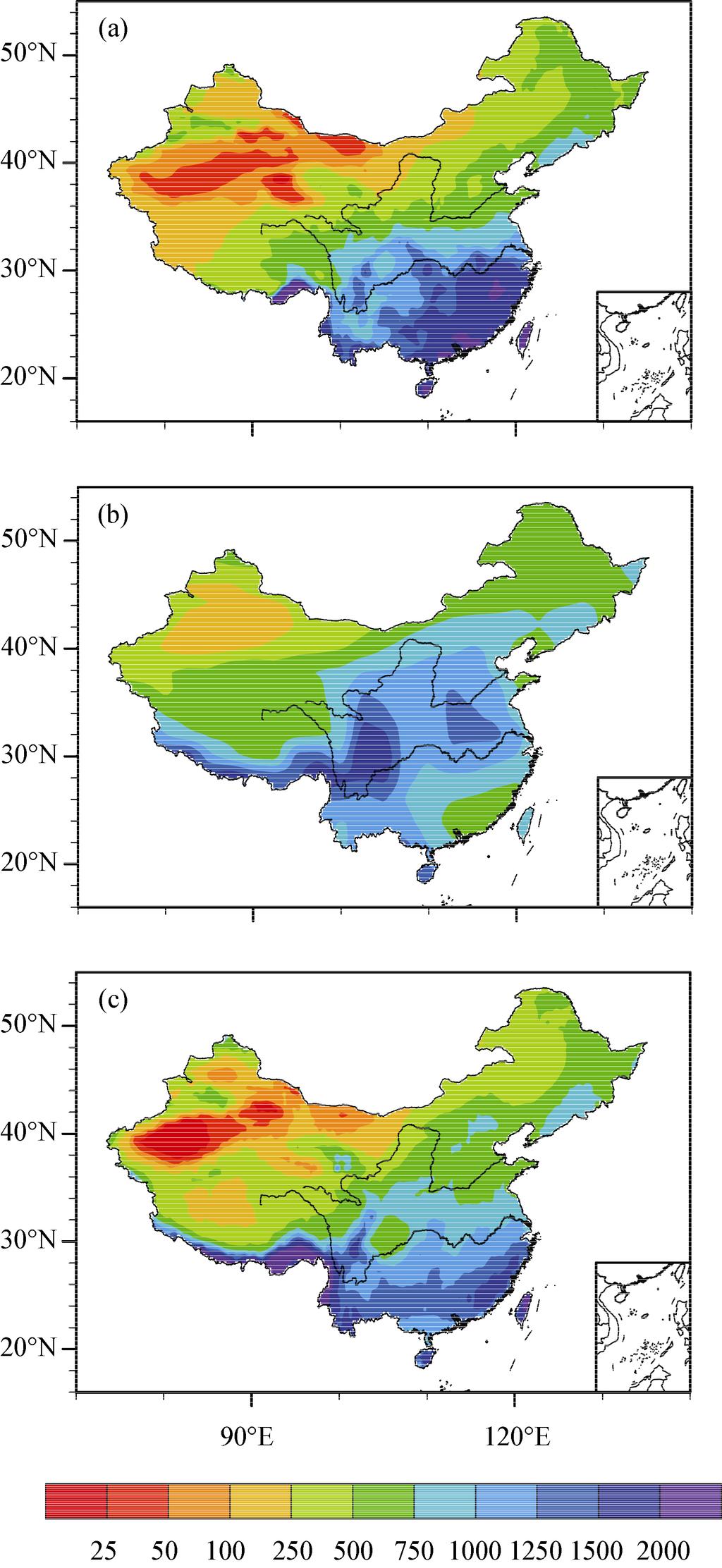 NO. 6 YU ET AL.: DYNAMICAL DOWNSCALING SIMULATION OVER CHINA 327 CAM. As shown in Fig.
