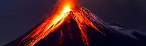 A volcano is a mountain with a central vent for gases and lava to escape.