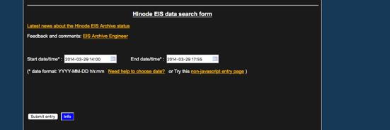 Where to get the data? Search for EIS data on MSSL/EIS website: http://solarb.mssl.ucl.ac.