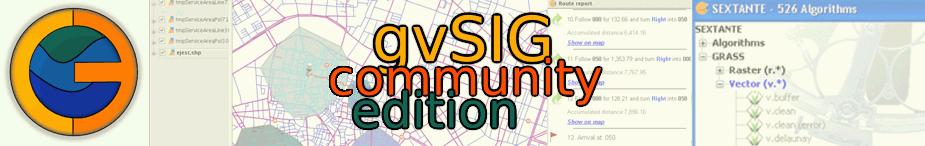 gvsig CE Community Edition based on gvsig Community effort many plug-ins integrated