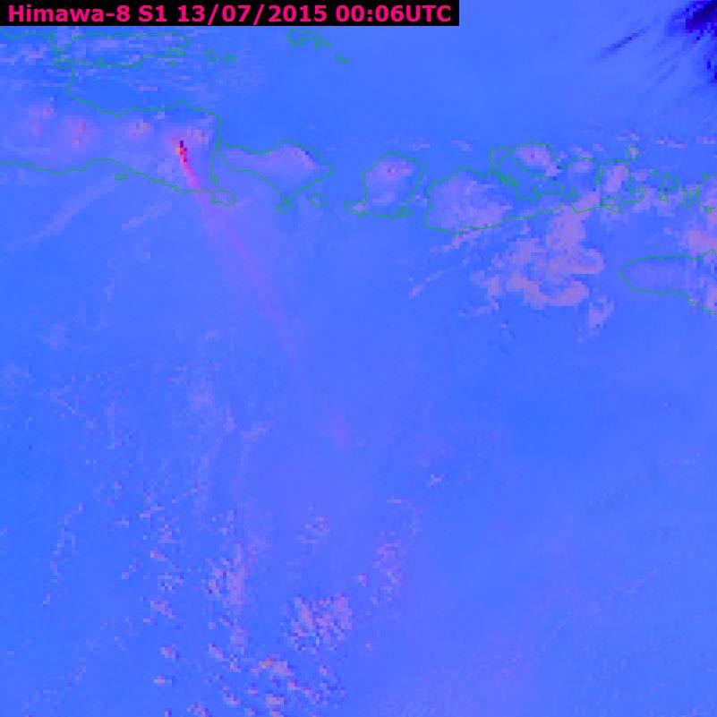 of colors by EUMETSAT Low-level cloud (cold atmosphere, High