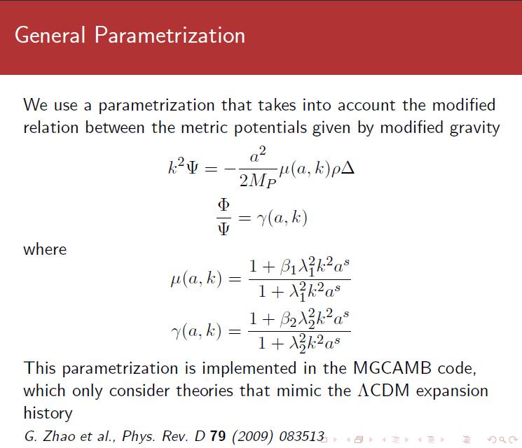 Parametrization