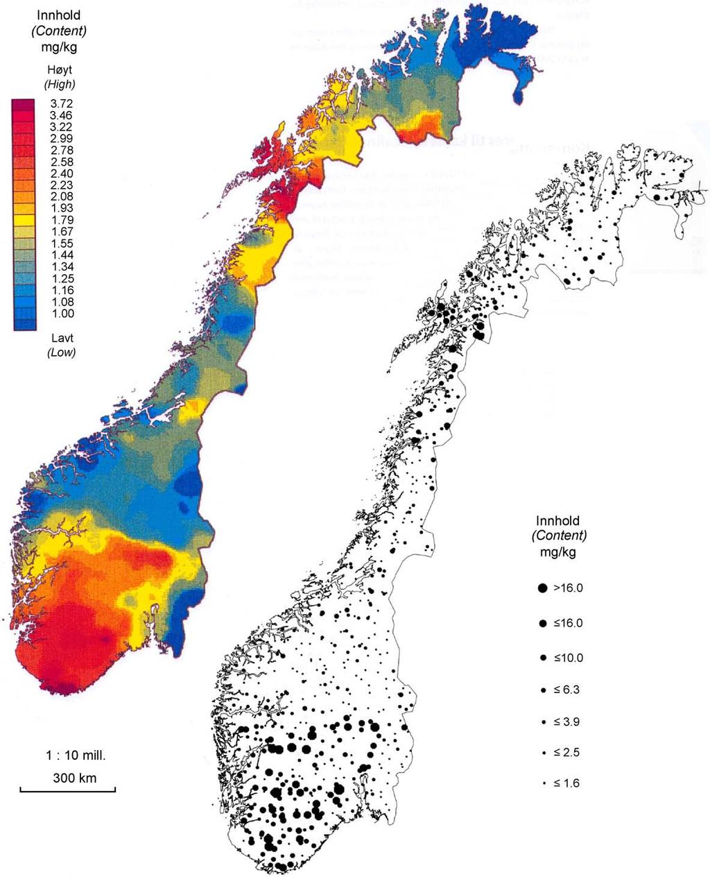 194 B. Bølviken et al. / Chemometrics and Intelligent Laboratory Systems 74 (2004) 183 199 Fig. 11. Contents of acid soluble molybdenum in overbank sediment, Norway. After Ottesen et al. [26].