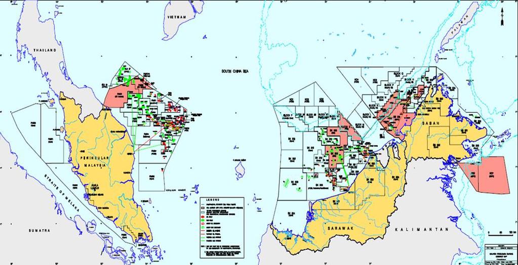 2 Figure 1.1: Location of the offshore platform in Malaysia Source: Minyakdangasmalaysia.blogspot.com [Online image]. (2010). Retrieved June 8, 2015 from http://minyakdangasmalaysia.blogspot.com/2010/10/malaysias-oil-gasmaps.