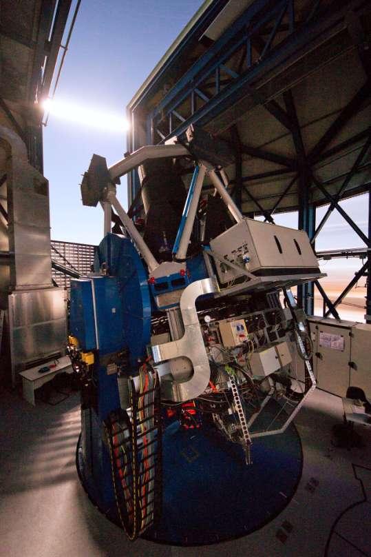 Survey Telescopes Provide wide-field imaging in the visible (VST) and near-infrared Most time devoted to