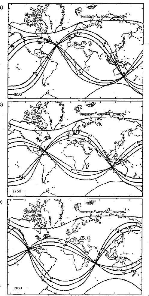 Dipole and Quadrupole Magnetospheres Siscoe, G.L., and N.U. Crooker (1976), Auroral zones in a quadrupole magnetosphere, Journal of Geomagnetism and Geoelectricity, 28(1), 1-9.
