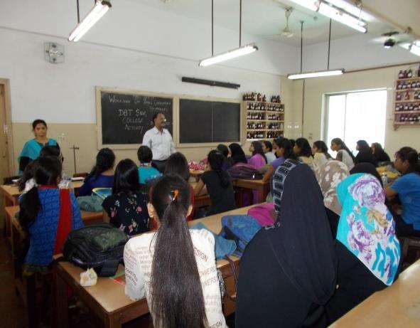 A lecture and training on safety in laboratory was conducted by Dr. P.G.
