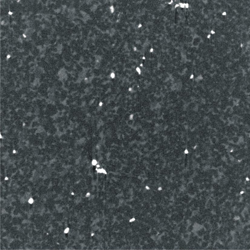 artykuły Fig. 7. Cemented pore space (light-grey phases) in sample 10733 Fig. 8.