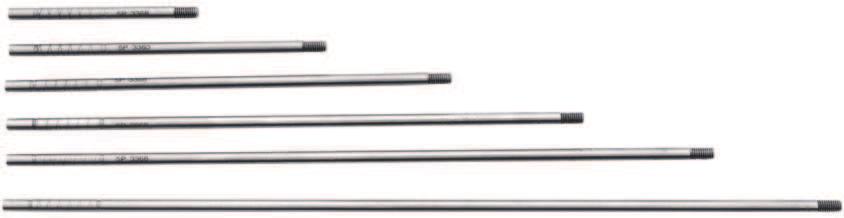 5 50 x 15 06030070 0 180 0 7 100 x 15 Set of Depth Rods for Micromaster Set of 6 depth rods.