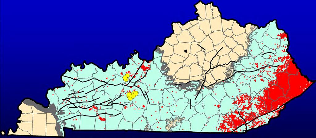 Kentucky Devonian Shale Wells Outcrop In