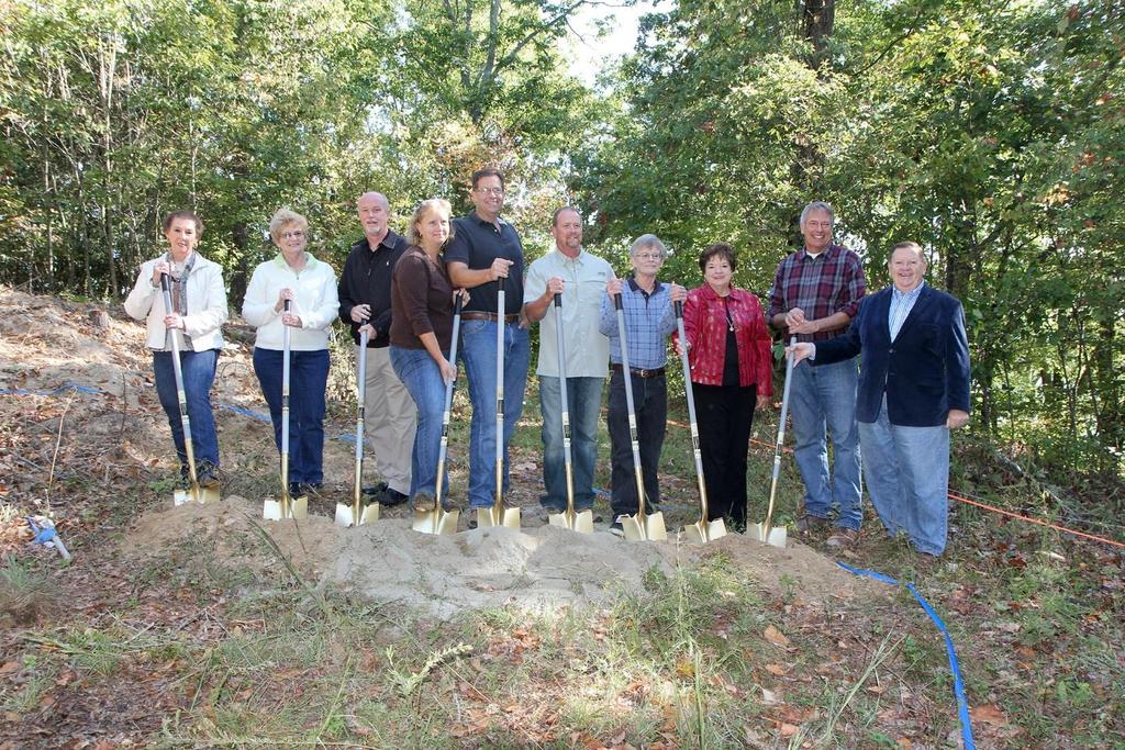 September 17, 2015 for the groundbreaking of the new Observatory Building: The Observatory is becoming a reality through community support and the oversight of Mayland Community College.