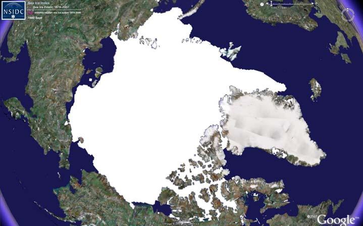 Arctic sea ice decay